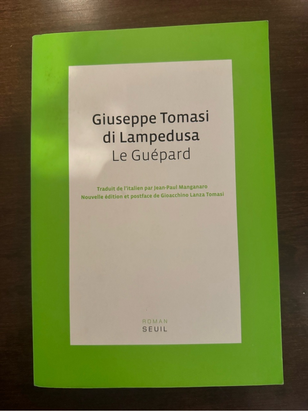 Le Guépard Book - Giuseppe Tomasi di Lampedusa